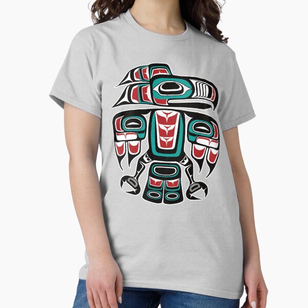 Aperçu de l'œuvre Totem de corbeau natif Tlingit haïda créée et vendue par Beltschazar.