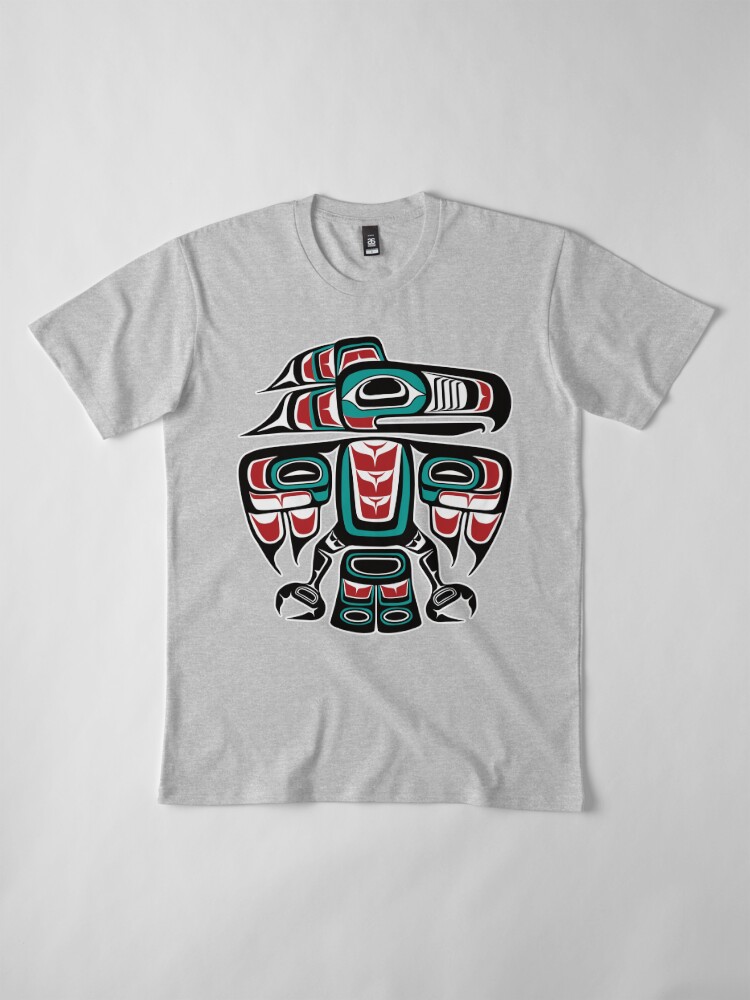 Haida Tlingit Native Raven Totem T Shirt By Beltschazar Redbubble 8316