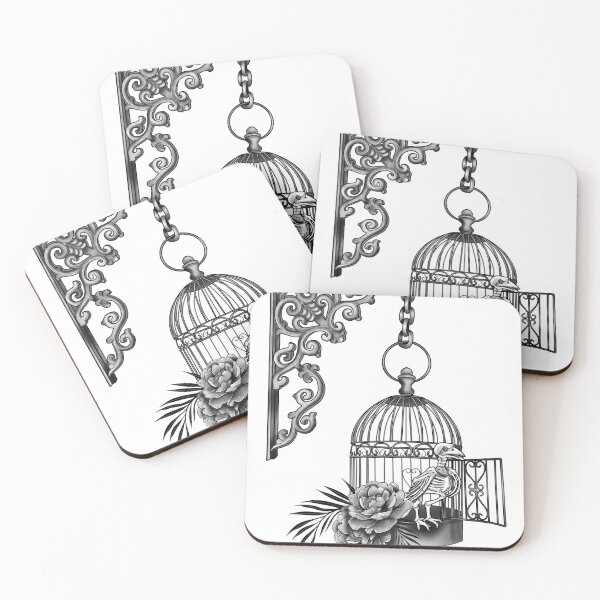Item preview, Antique Birdcage Print designed and sold by KaczkaPrints.