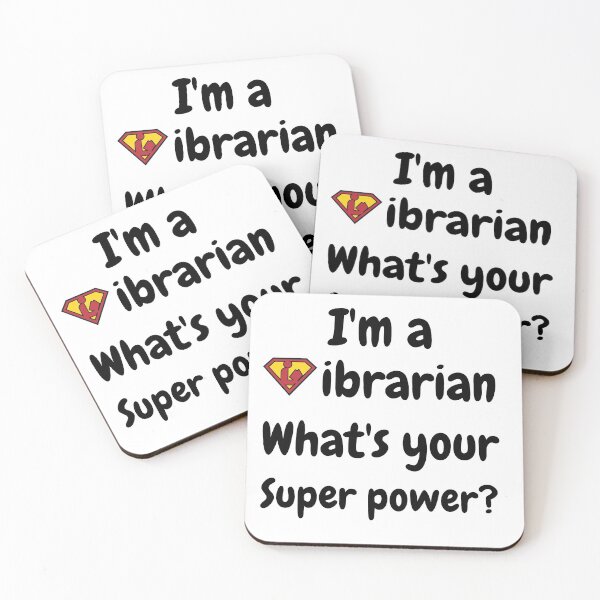 Item preview, Super Librarian ,Funny Reading designed and sold by AMINE  ★★★★★.