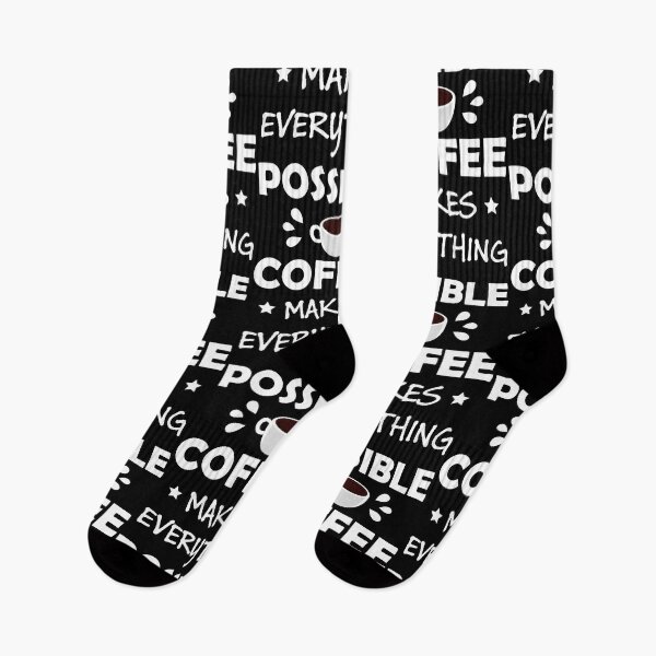 Item preview, Coffee Makes Everything Possible Funny Quote designed and sold by vineeth.