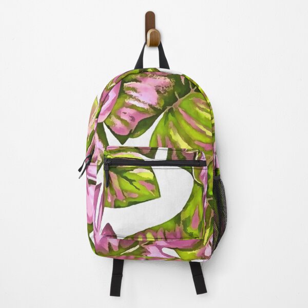 Item preview, Tropical Leaves Of Banana and Monstera Green Pink Cut Out designed and sold by taiche.