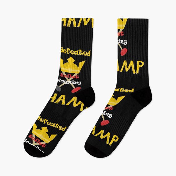 Item preview, Undefeated Toilet Clogging Champ  designed and sold by MerchSpot.