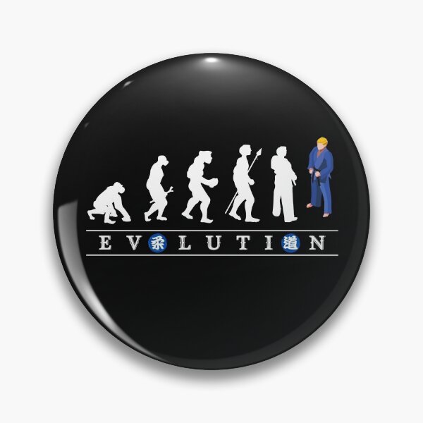 Item preview, Funny Judo Evolution, Judoka with blue Judogi the perfect gift for a judo lover designed and sold by Click-Like.