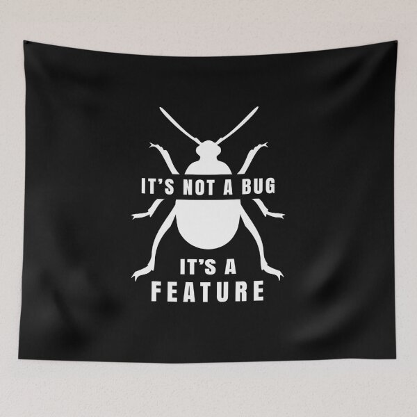 Item preview, It's not a Bug, It's a Feature designed and sold by AntiqueImages.