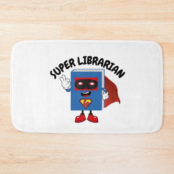 Item preview, Super Librarian ,Funny Reading designed and sold by AMINE  ★★★★★.