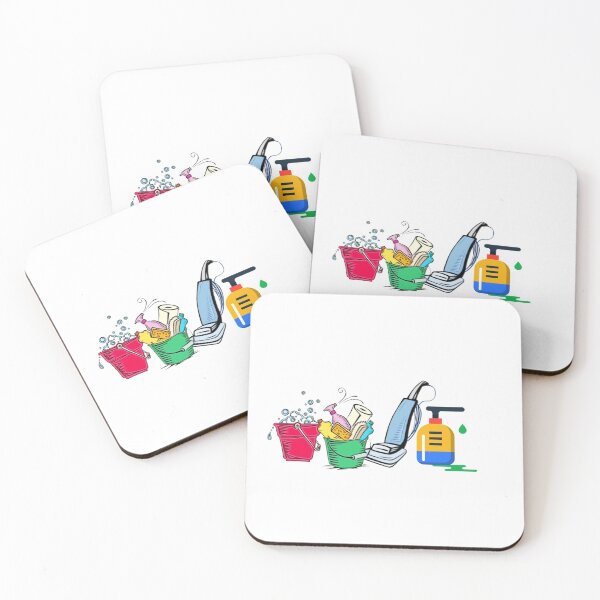 Item preview, hygienic items of cleaning in cartoon form designed and sold by VIVEK KUMAR RAI.