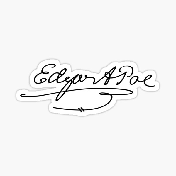 Item preview, Edgar Allan Poe Signature designed and sold by jbtaffy.