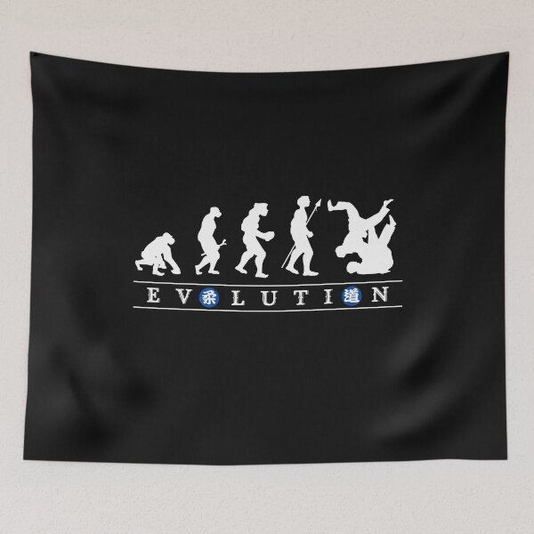 Item preview, Funny Judo Evolution, Judoka with Japanese writing - the perfect gift for a judo lover designed and sold by Click-Like.