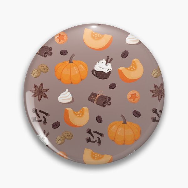 Item preview, Cute Thanksgiving Orange Pumpkin Coffee Pattern designed and sold by ozunu.