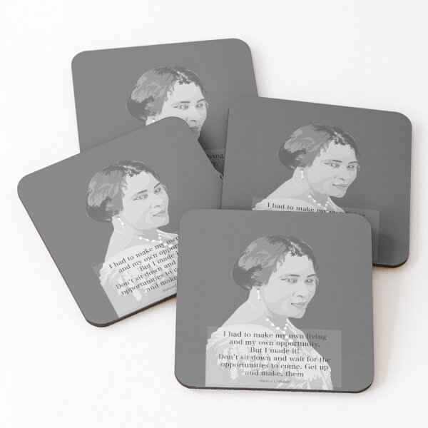 Item preview, Madam CJ walker quote inspirational Black History designed and sold by LavonnaLee.