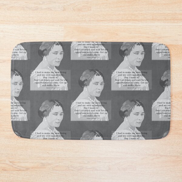 Item preview, Madam CJ walker quote inspirational Black History designed and sold by LavonnaLee.