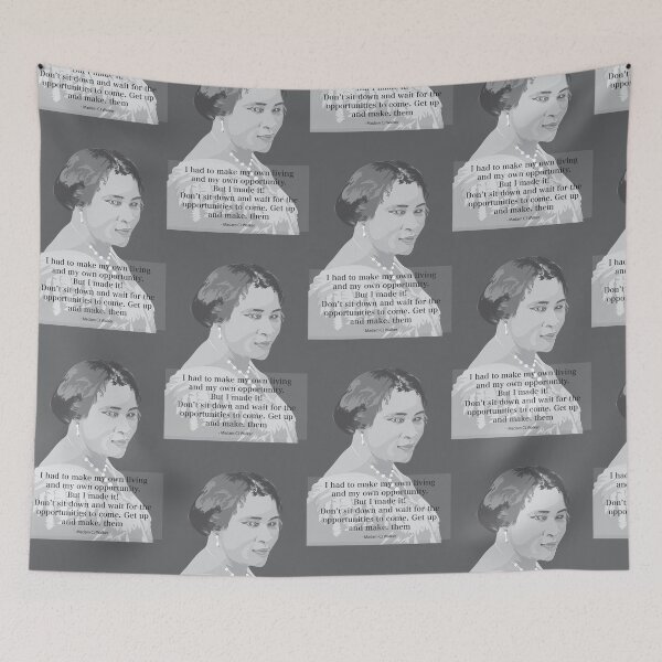 Item preview, Madam CJ walker quote inspirational Black History designed and sold by LavonnaLee.