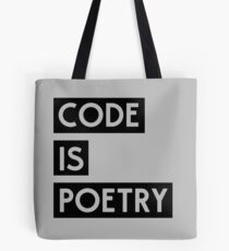 Code is Poetry Tote Bag