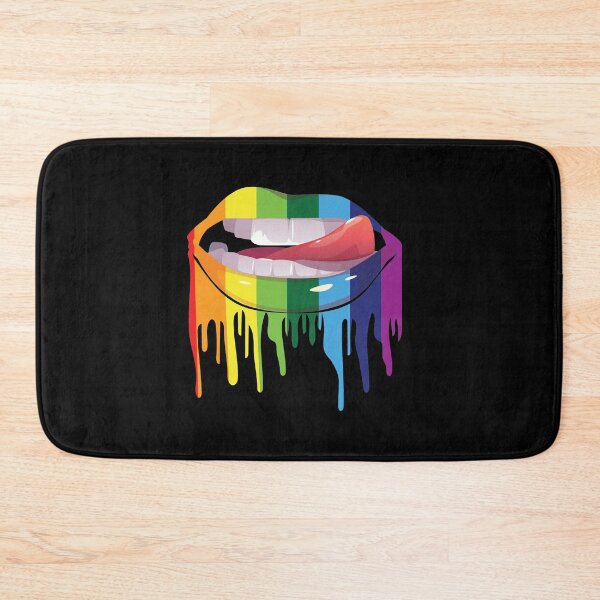 Item preview, LGBT Rainbow Mouth Gay Pride CSD Gift designed and sold by Lenny Stahl.