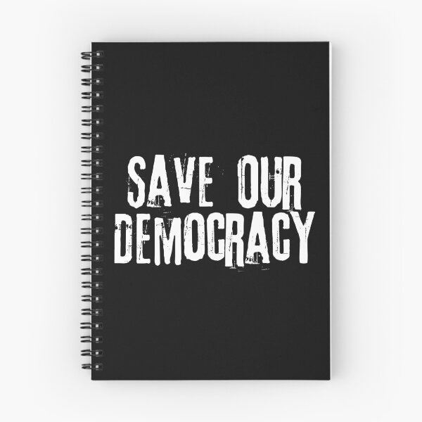Item preview, Save Our Democracy Now Political Grunge Text Design designed and sold by EarthArtDesigns.