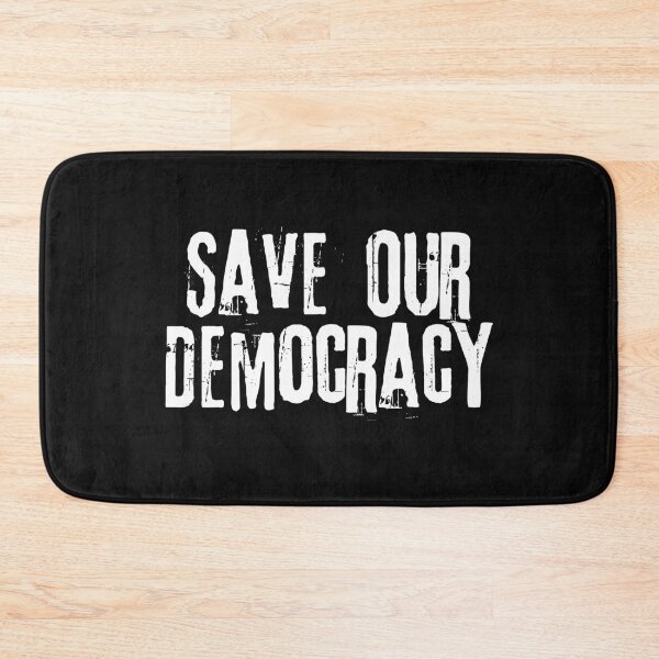 Item preview, Save Our Democracy Now Political Grunge Text Design designed and sold by EarthArtDesigns.