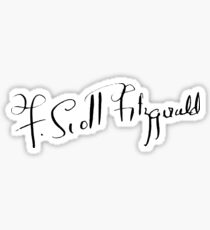 F. Scott Fitzgerald Signature Sticker