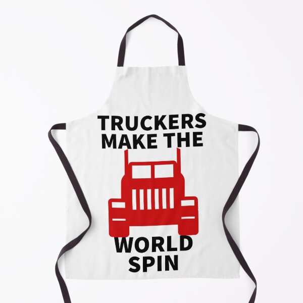 Item preview, Truckers Spin the World designed and sold by BullishGraphics.