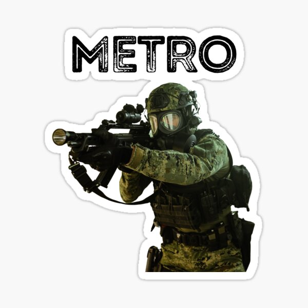 Artikel-Vorschau von Metro-Soldat mit Zielen, designt und verkauft von Retro-Design.