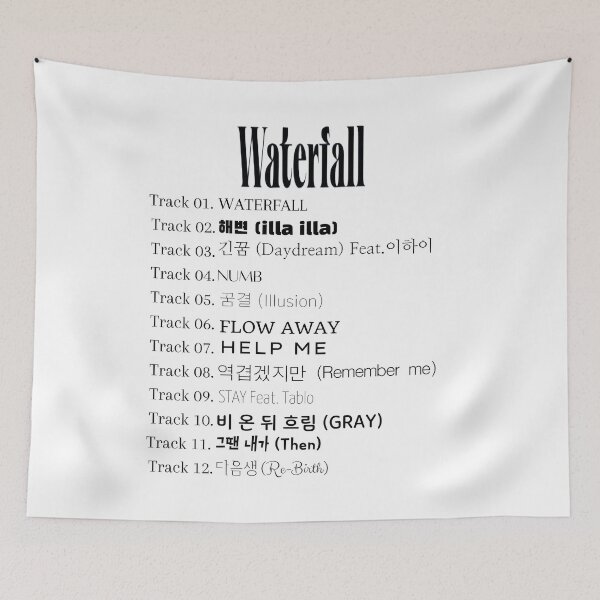 Item preview, B.I. Waterfall Album Tracklist designed and sold by Aooms123.