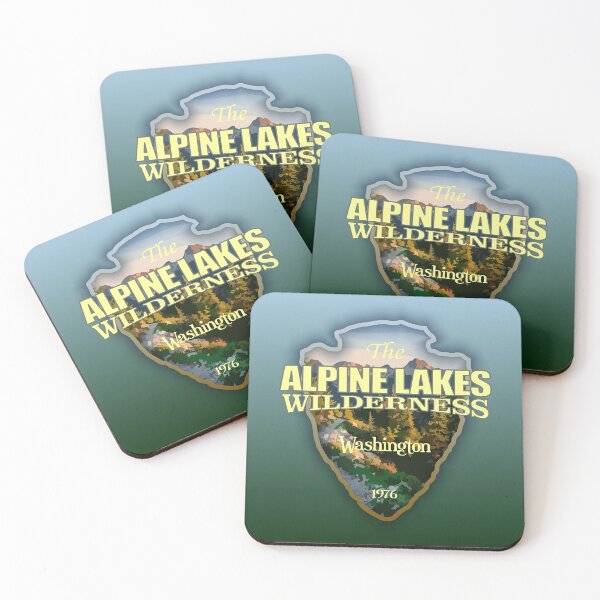 Item preview, Alpine Lakes Wilderness (arrowhead) designed and sold by curranmorgan.