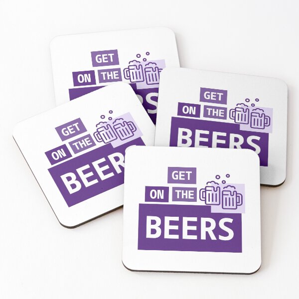 Item preview, Get on the Beers Dan Andrews designed and sold by ShineCreative.