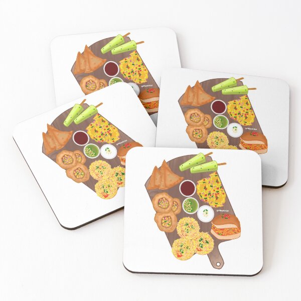 Item preview, Chaat-cuterie board designed and sold by MbaArtist Designs.
