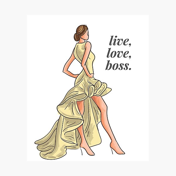 Item preview, LIVE, LOVE, BOSS designed and sold by Maria de Sousa Osorio.