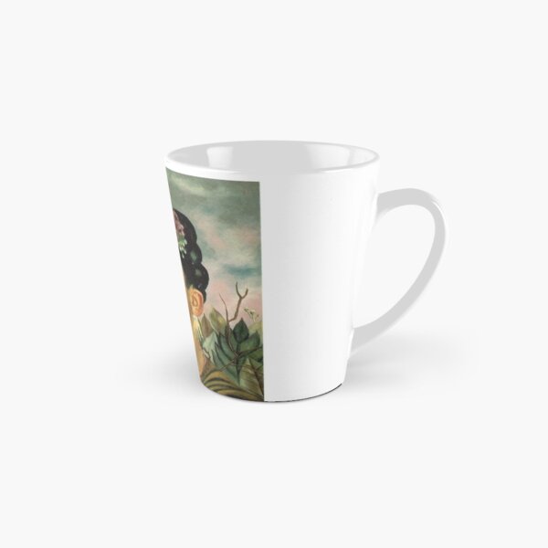 Frida Kahlo Self Portrait Dedicated to Dr Eloesser Tall Mug