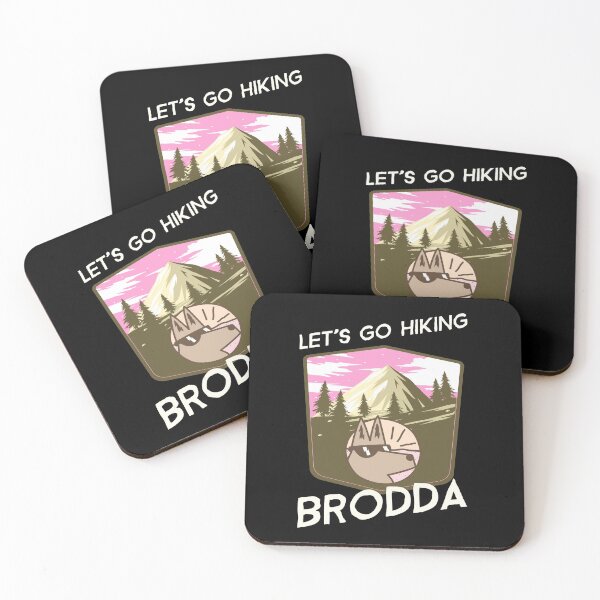 Item preview, Let's Go Hiking Brodda Fun Design Dog designed and sold by KefrostDs.