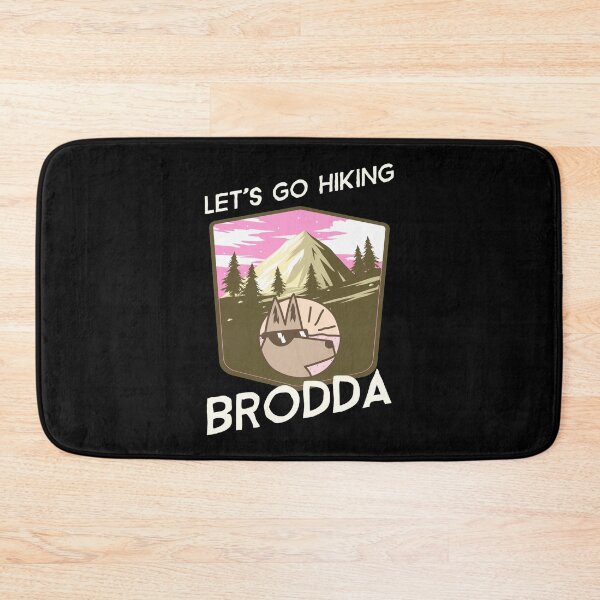 Item preview, Let's Go Hiking Brodda Fun Design Dog designed and sold by KefrostDs.
