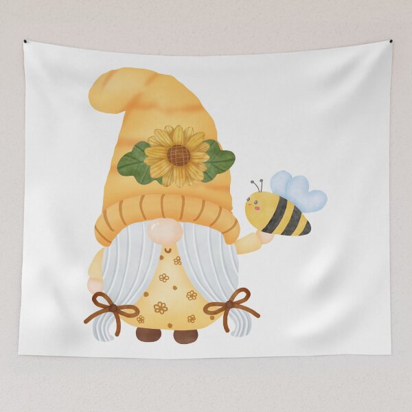 Item preview, Gnome Girl Sunflower Bee designed and sold by SenGift.
