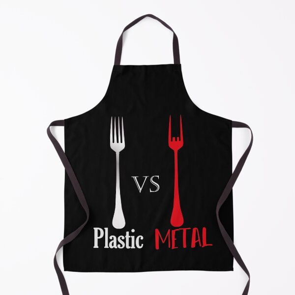 Item preview, Plastic VS METAL with forks designed and sold by MerchSpot.