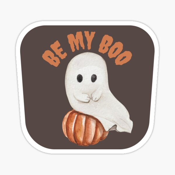 Be My Boo for Halloween Sticker