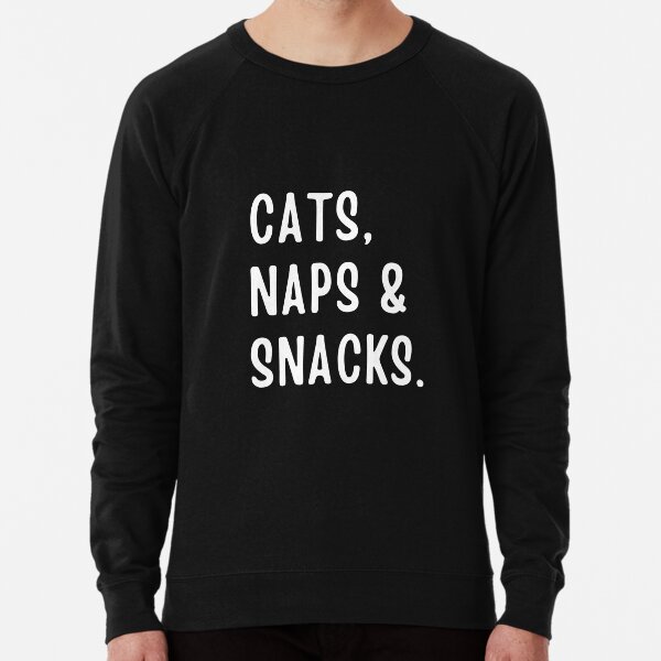 cats naps and snacks jumper