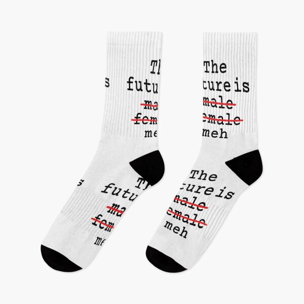 Item preview, The Future Is Male Female Meh designed and sold by Legit Hooligan.