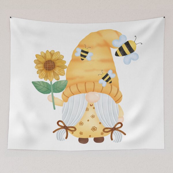 Item preview, Gnome Girl Sunflower Bee designed and sold by SenGift.