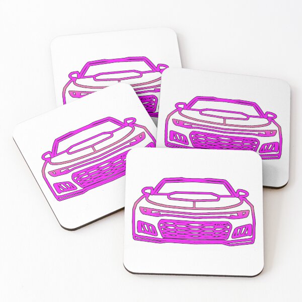 Item preview, 2021 Chevy Camaro ZL1 Outline in Hot Pink designed and sold by FabFreakShop.