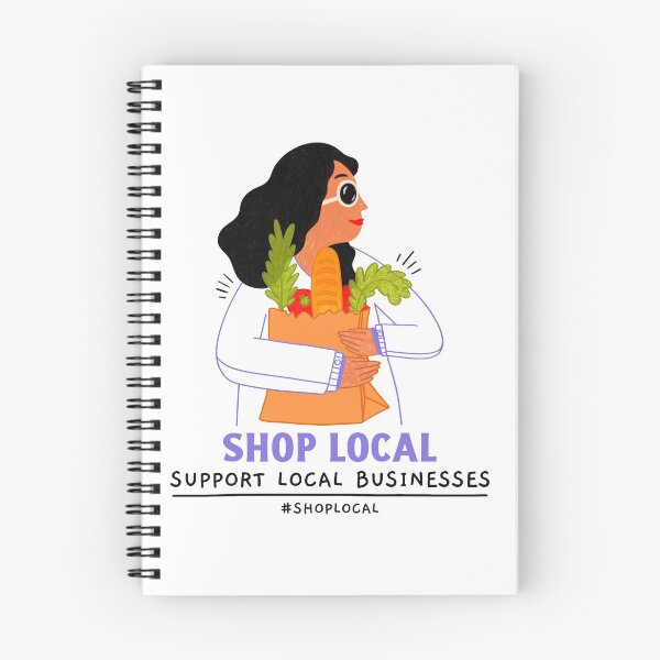 Aperçu de l'œuvre Acheter local / Soutenir les entreprises locales créée et vendue par DomZo.