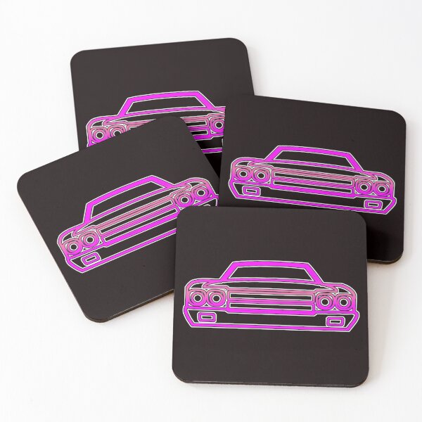 Item preview, 70 Chevelle outline in Hot Pink designed and sold by FabFreakShop.