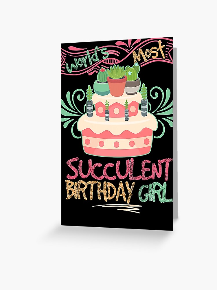 Tarjetas de felicitación «Suculenta Mamá Cumpleaños Amante De Las Plantas  Jardinería Jardinero» de LakeKandler | Redbubble