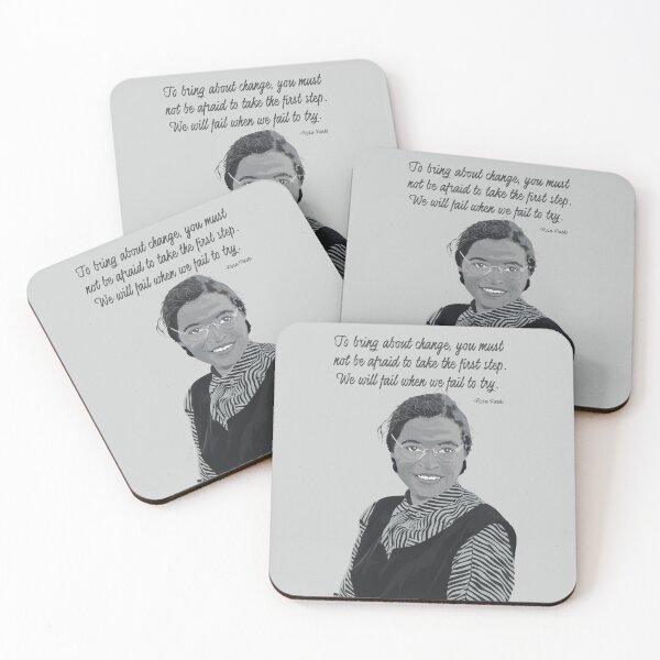 Item preview, Rosa Parks inspirational woman Black History quotes designed and sold by LavonnaLee.