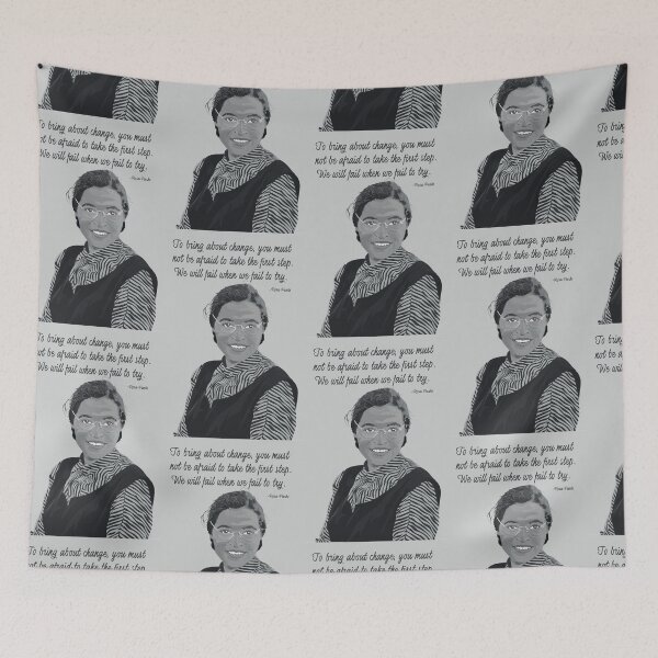 Item preview, Rosa Parks inspirational woman Black History quotes designed and sold by LavonnaLee.