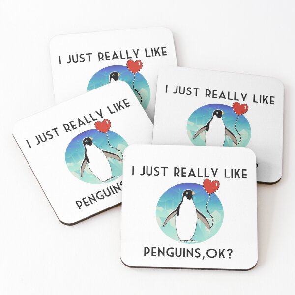 Item preview, I just really like penguins, ok? designed and sold by Cattigal.