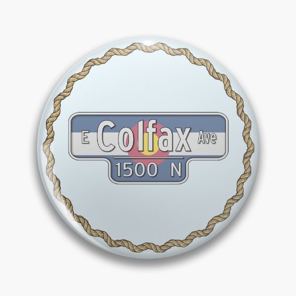 Item preview, East Colfax Ave Street Sign - Colorado State Flag designed and sold by RonTo.