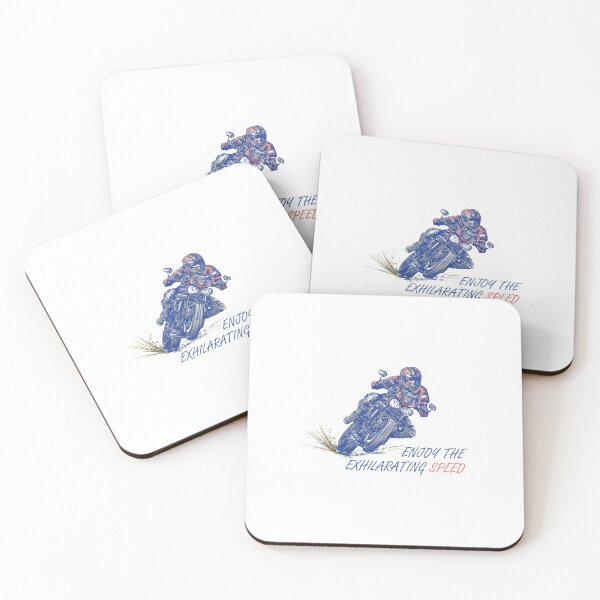 Item preview, Enjoy the exhilarating speed: a great motorcycle illustration. designed and sold by artredstar.