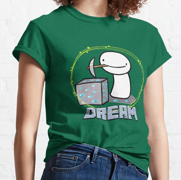 Dream SMP mining with logo Classic T-Shirt