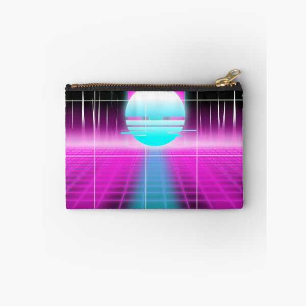 Item preview, synthwave sunset grid l vaporwave sunset grid retro designed and sold by Bossin.