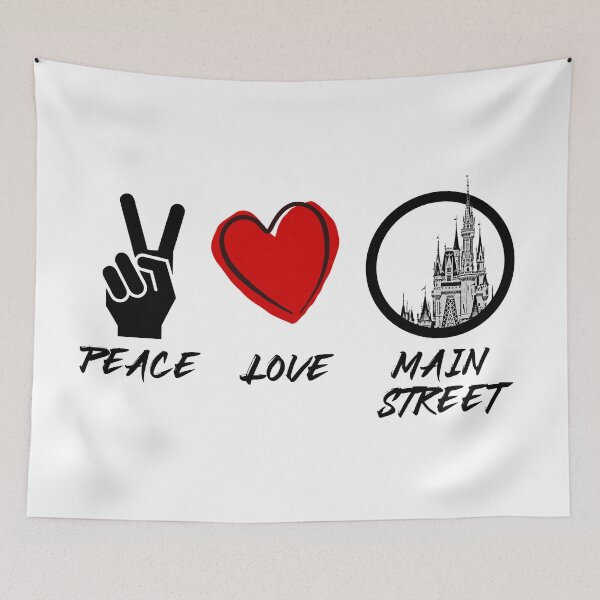 Item preview, Peace Love Main Street designed and sold by FandomTrading.